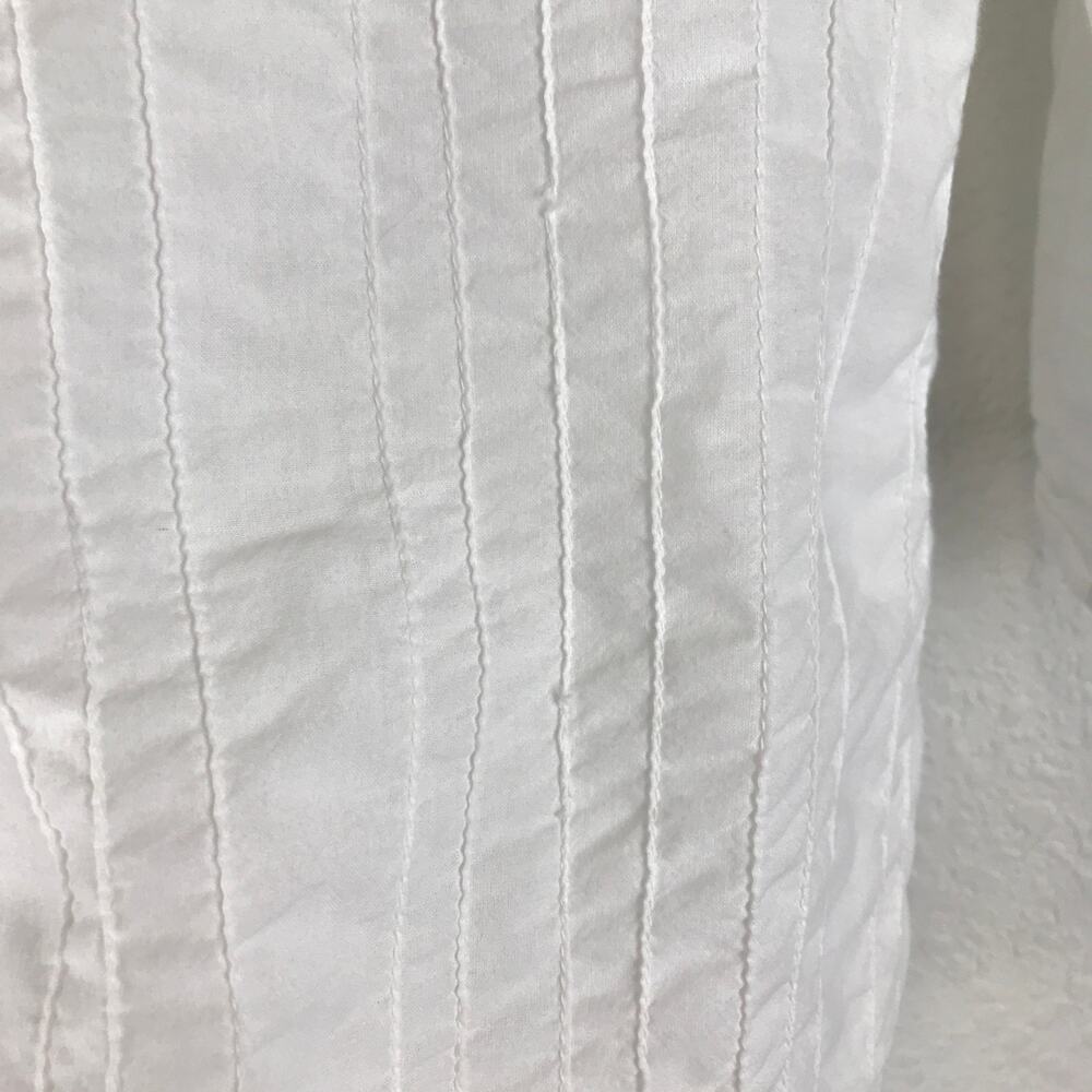 Flax 100% Cotton Long Roll-Tab Sleeve Button Front Tunic Beach Lagenlook Size S - Picture 13 of 15